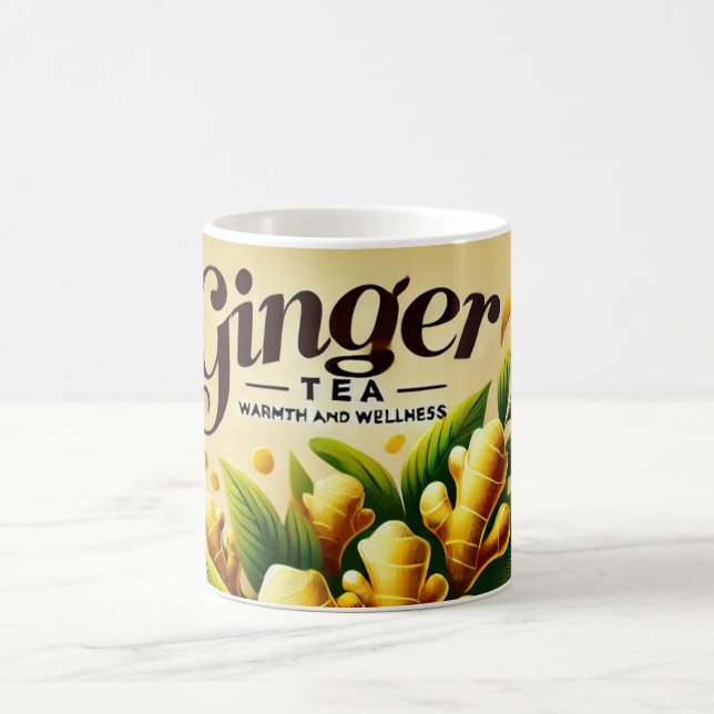 Ginger Tee Design AI Art Kaffeetasse (Mittel)