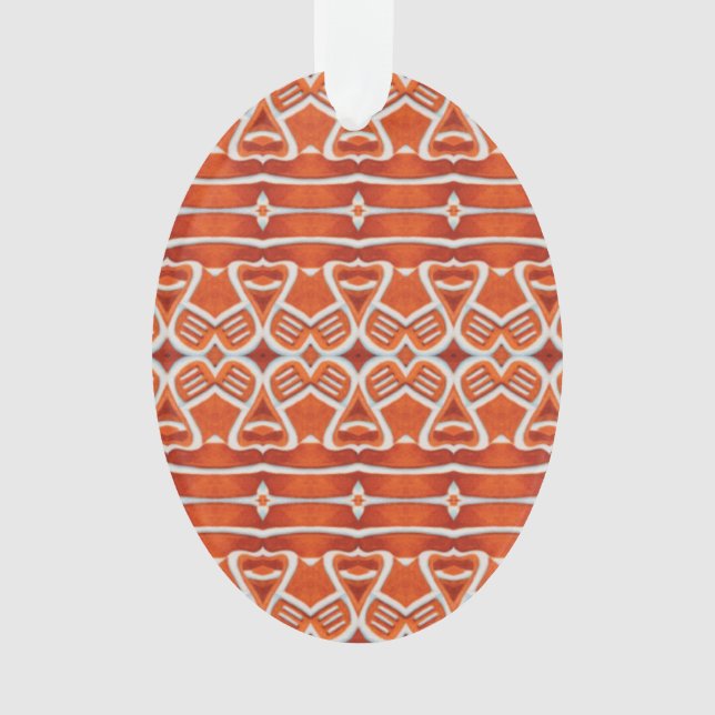 GINGERBREAD Acryloval Ornament (Vorderseite)