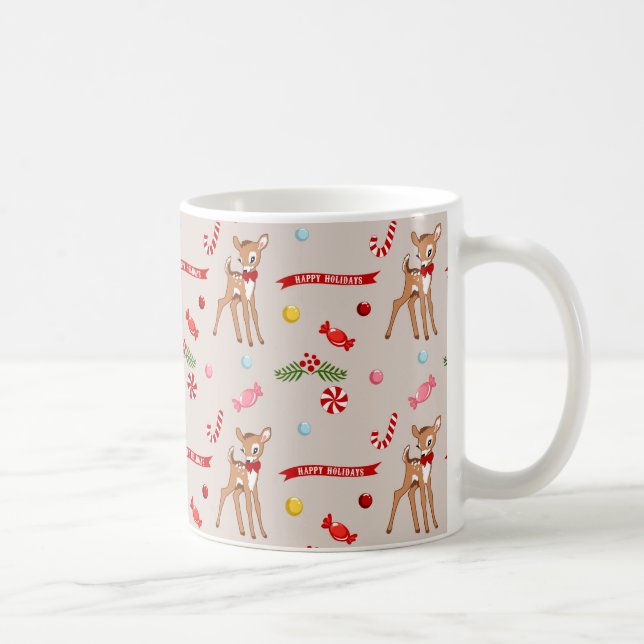 Gingerbread biscuit cerf de vacances MUG (Droite)