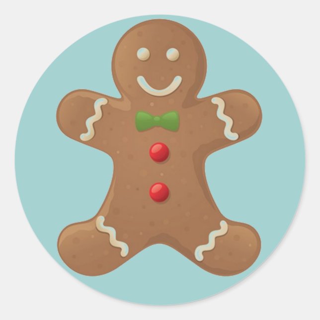 Gingerbread Boy Sticker (Vorderseite)