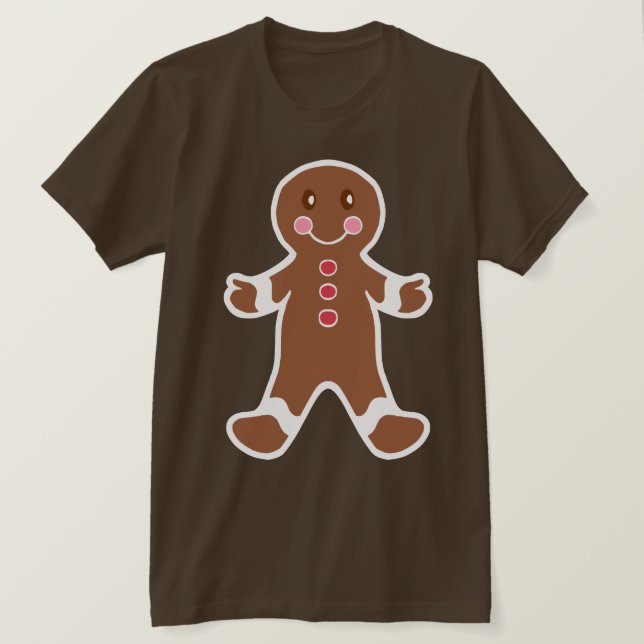 Gingerbread Boy T - Shirt (Design vorne)