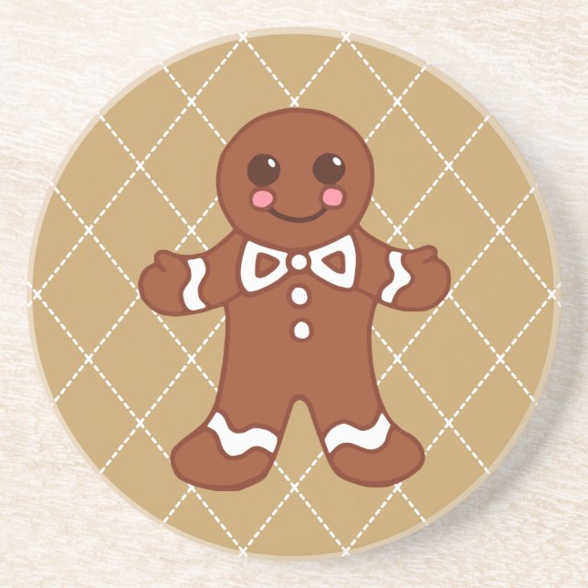 Gingerbread Boy Untersetzer (Vorne)