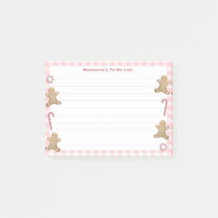 Gingerbread Candy Canes Weihnachts-To-Do Liste Pos Post-it Klebezettel