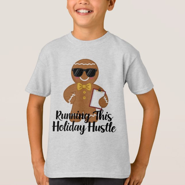 Gingerbread CEO Shirt Running This Holiday Hustle (Vorderseite)