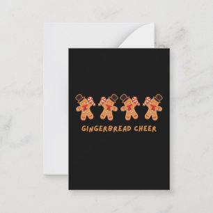Gingerbread Cheer Mitteilungskarte