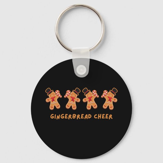 Gingerbread Cheer Schlüsselanhänger (Vorderseite)