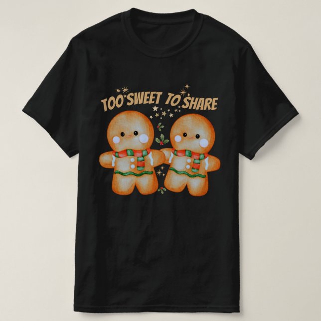 Gingerbread Christmas Design T-Shirt (Design vorne)