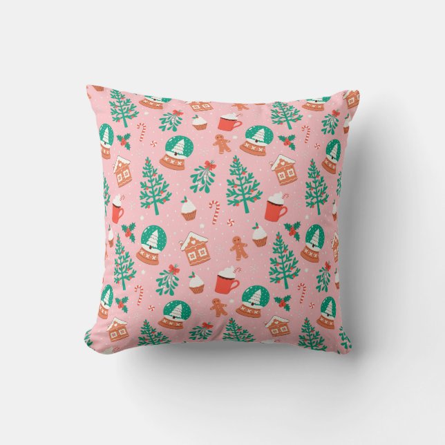 Gingerbread Christmas  Kissen (Vorderseite)