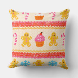 Gingerbread Christmas Pillow Kissen