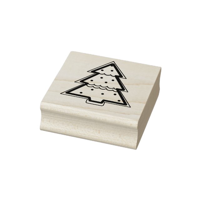 Gingerbread Cookie Weihnachtsbaum Briefmarke Gummistempel (Stempel)