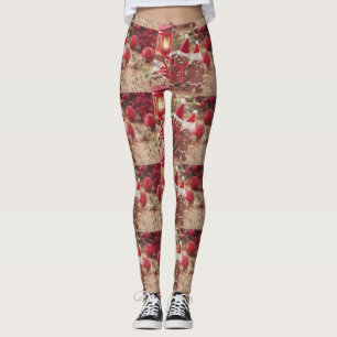 **GINGERBREAD COOKIES GALORE** CHRISTMAS LEGGINGS