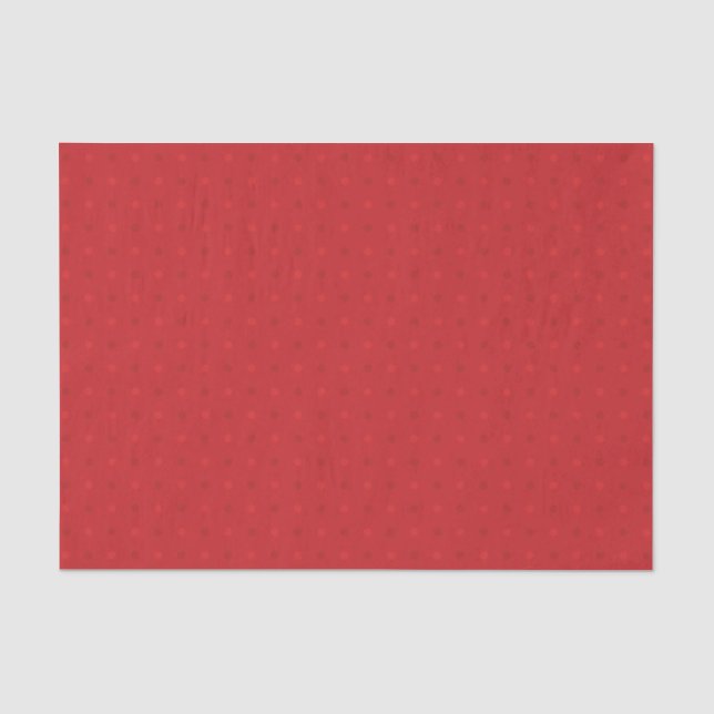Gingerbread Cutout Polka Dots Seidenpapier (Vorderseite)