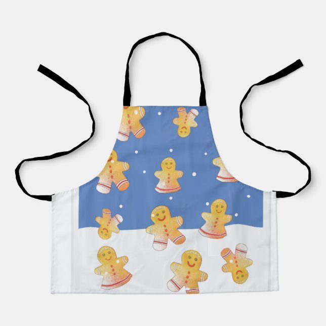 Gingerbread Fun Holiday Apron Schürze (Vorderseite)
