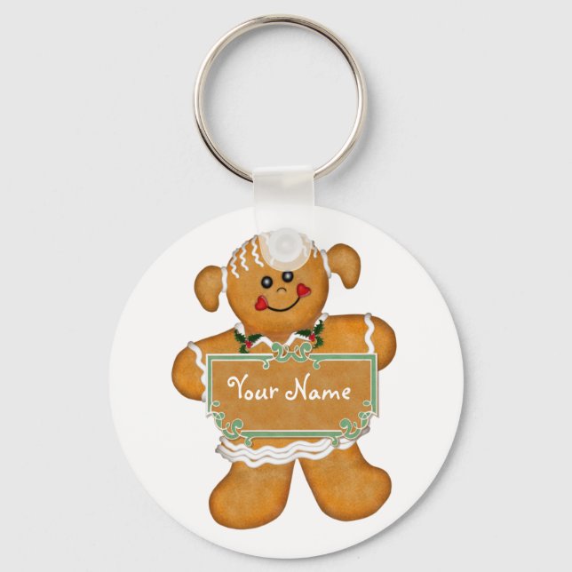Gingerbread Fun Schlüsselanhänger (Vorderseite)