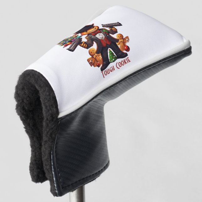 Gingerbread Gangster Golf Headcover (3/4 Vorderseite)