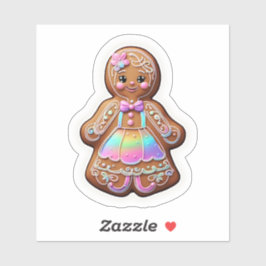 Gingerbread Girl Aufkleber