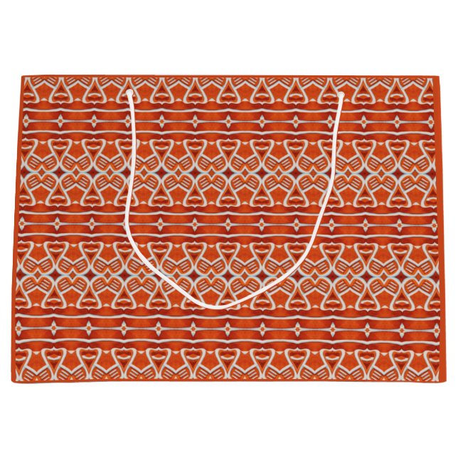 GINGERBREAD Große Geschenktasche Geschenktüte (Vorderseite)