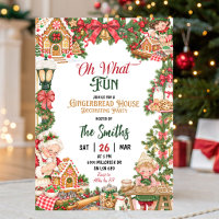 Gingerbread-Haus-Thema Oh Was Für Ein Spaß Weihnac