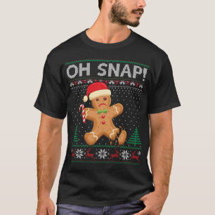 Gingerbread Homme Cookie laide Sweat Oh Snap Chris