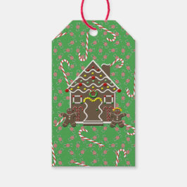 Gingerbread House Christmas Candy Geschenkanhänger