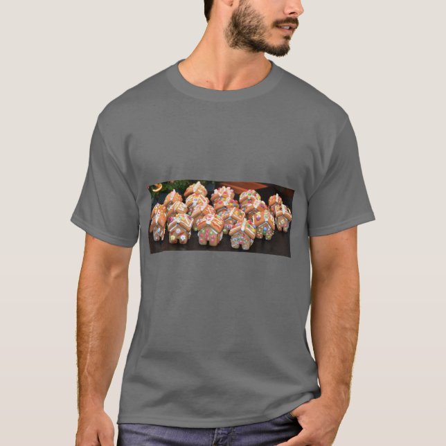 Gingerbread House Christmas T-Shirt (Vorderseite)