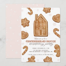 Gingerbread House Decorating Party Christmas