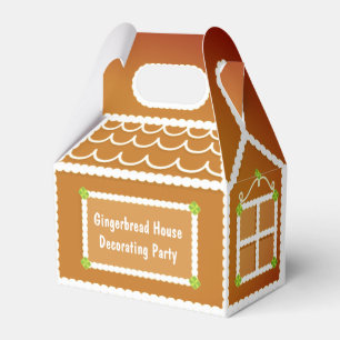 Gingerbread House Decoration Party Weihnachten Geschenkschachtel