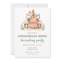 Gingerbread House Dekorieren Weihnachtsgebäck Part