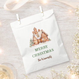 Gingerbread House Dekorieren Weihnachtsgebäck Part Geschenktütchen