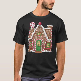 Gingerbread House Design T - Shirt