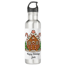 Gingerbread House Edelstahlflasche