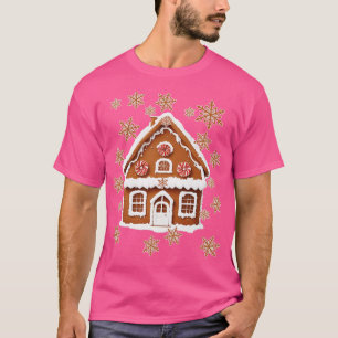Gingerbread House Niedliche Schneeflocken Cookies T-Shirt