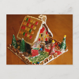 Gingerbread House Postkarte