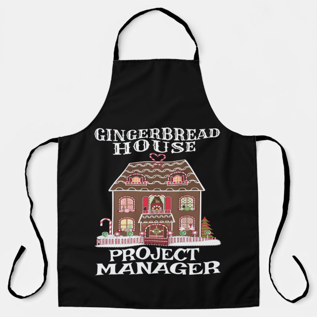 Gingerbread House Project Manager-Baker Schürze (Vorderseite)