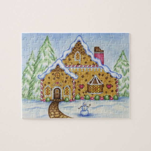 Gingerbread House Puzzle (Horizontal)