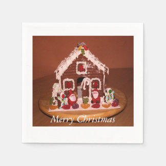 Gingerbread House Serviette