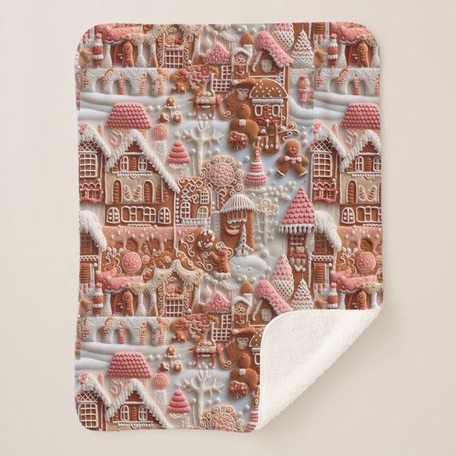 Gingerbread House Sherpadecke (Vorderseite)