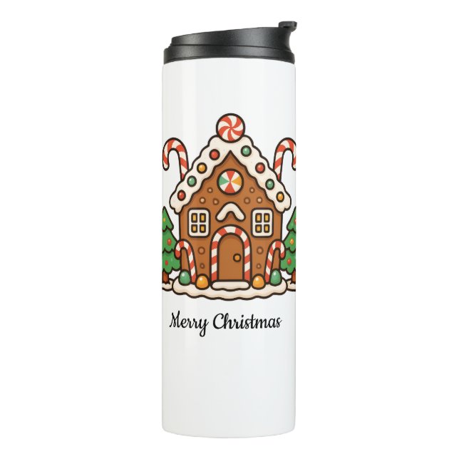 Gingerbread House Thermosbecher (Nach links gedreht)