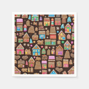 Gingerbread Houses Serviette