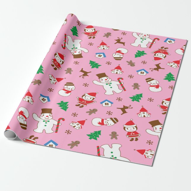 Gingerbread Joy Geschenkpapier (Ungerollt)