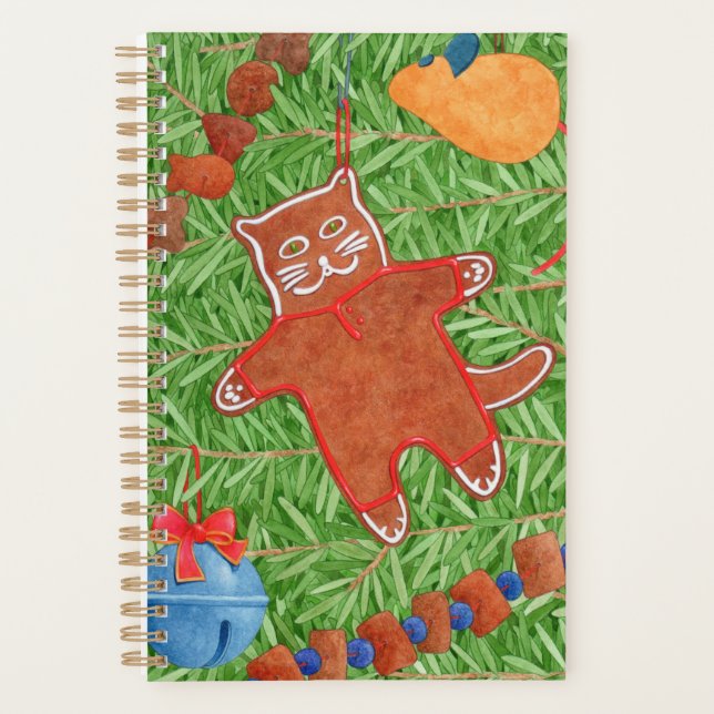 GINGERBREAD KITTY 5.5x8.5 Planer (Vorderseite)