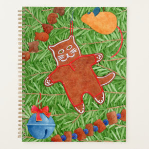 GINGERBREAD KITTY 8.5x11 Planer