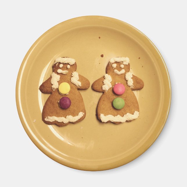 Gingerbread Lesbians Magnet (Vorne)