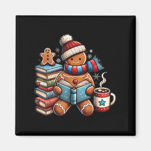 Gingerbread Lesebuch Liebhaber Weihnachtslied Magnet