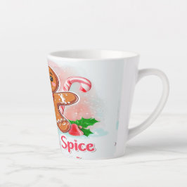 Gingerbread Man and Candy Cane Christmas Mug