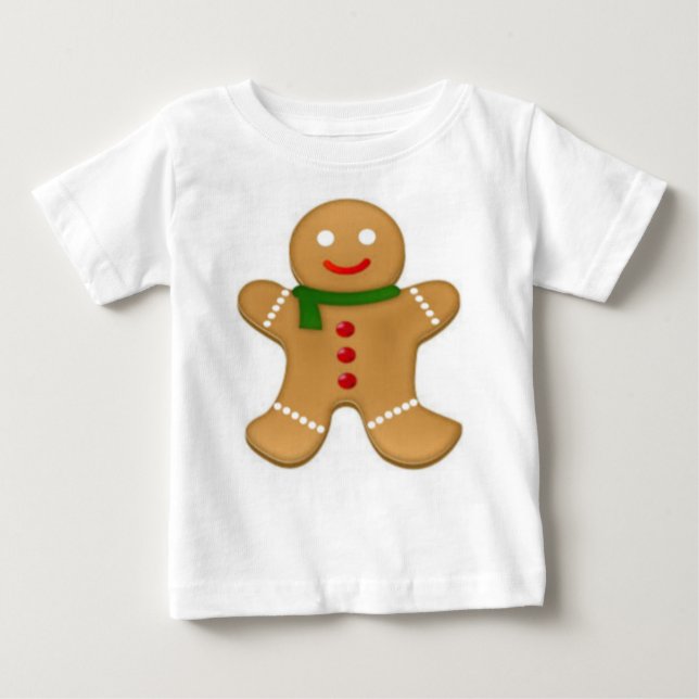 Gingerbread Man Baby T - Shirt (Vorderseite)