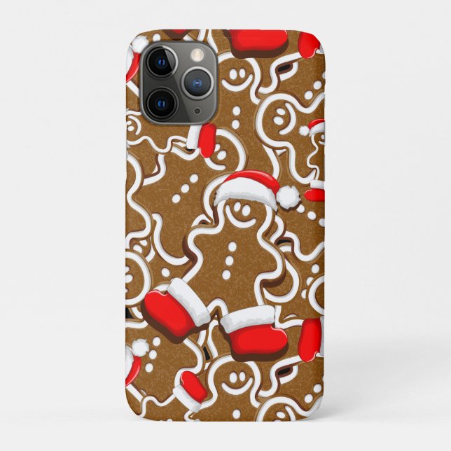 Gingerbread Man Christmas Santa Claus Case-Mate iPhone Hülle (Rückseite)