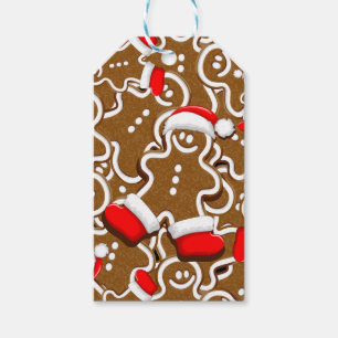 Gingerbread Man Christmas Santa Claus Geschenkanhänger