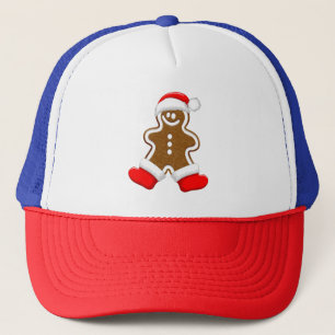 Gingerbread Man Christmas Santa Claus Truckerkappe