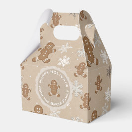 Gingerbread Man Cookie Personalisierter Schnee Geschenkschachtel